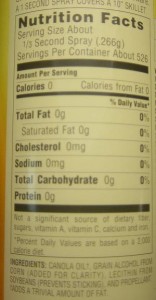 Oil contains no  Calories?