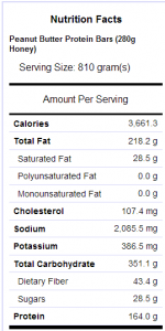 What that recipe looks like in my SparkPeople.